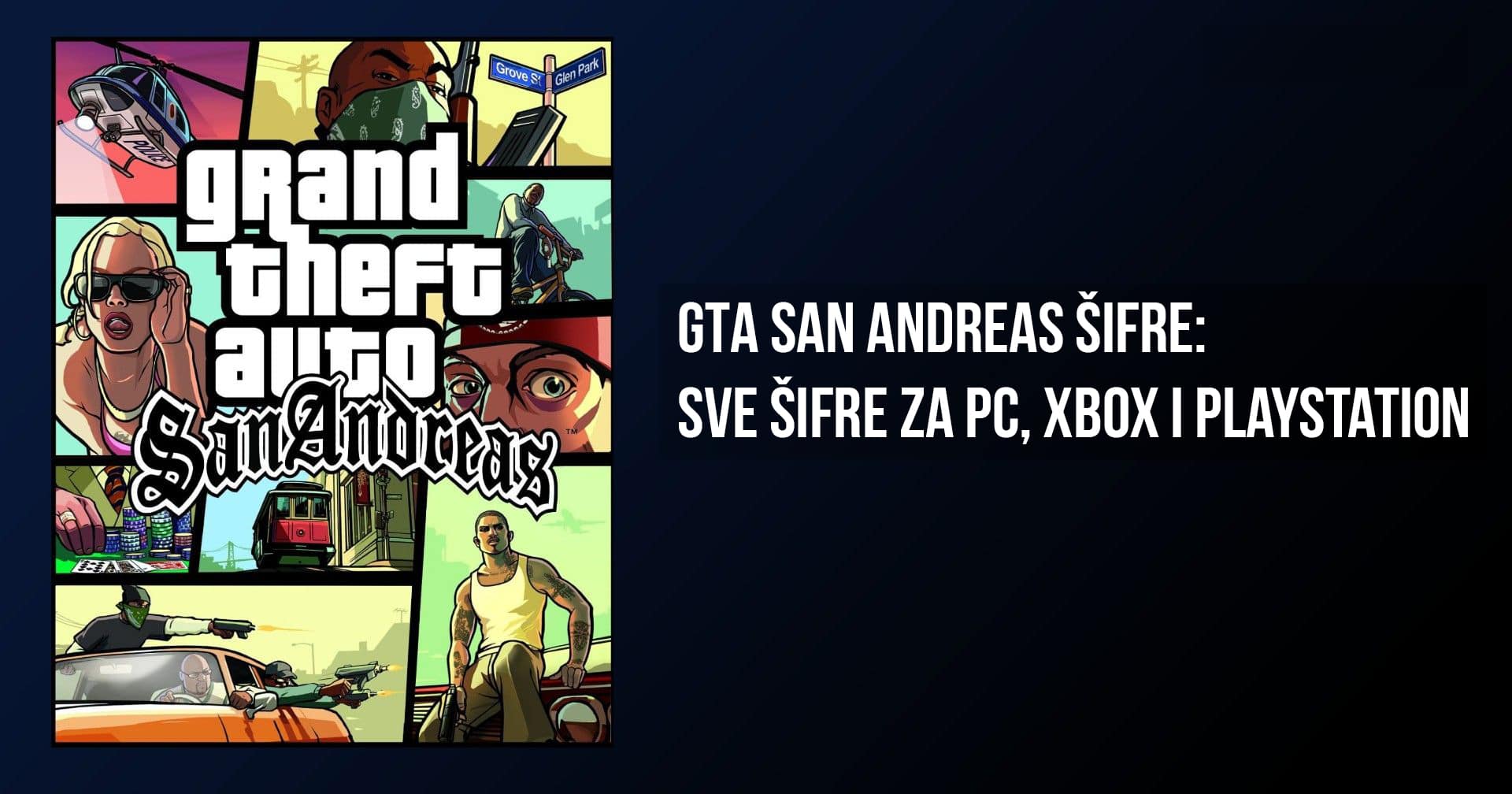 GTA San Andreas Cheat Codes for PC