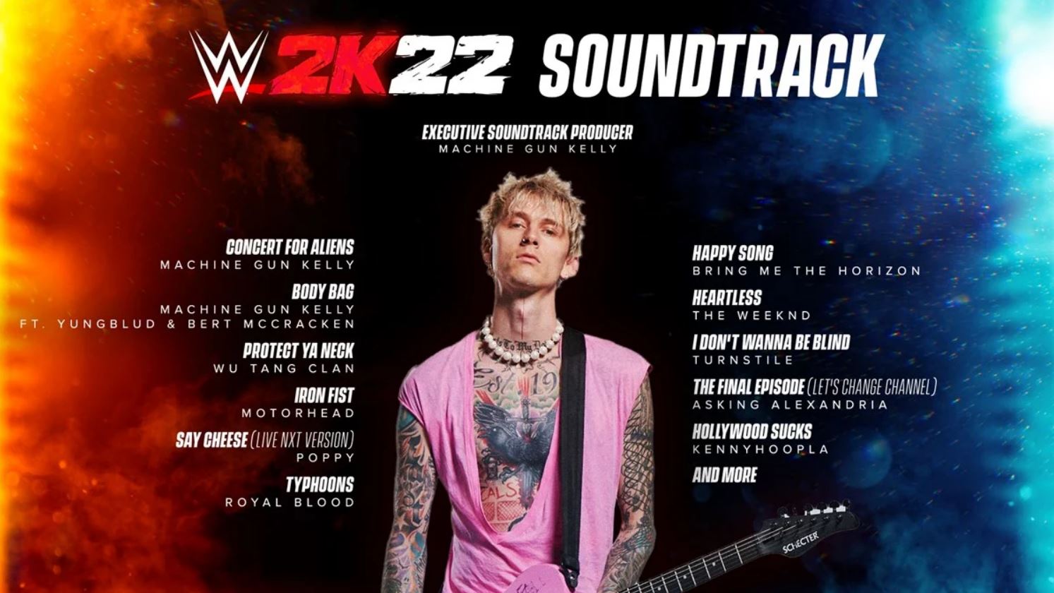 machine gun kelly wwe 2k22