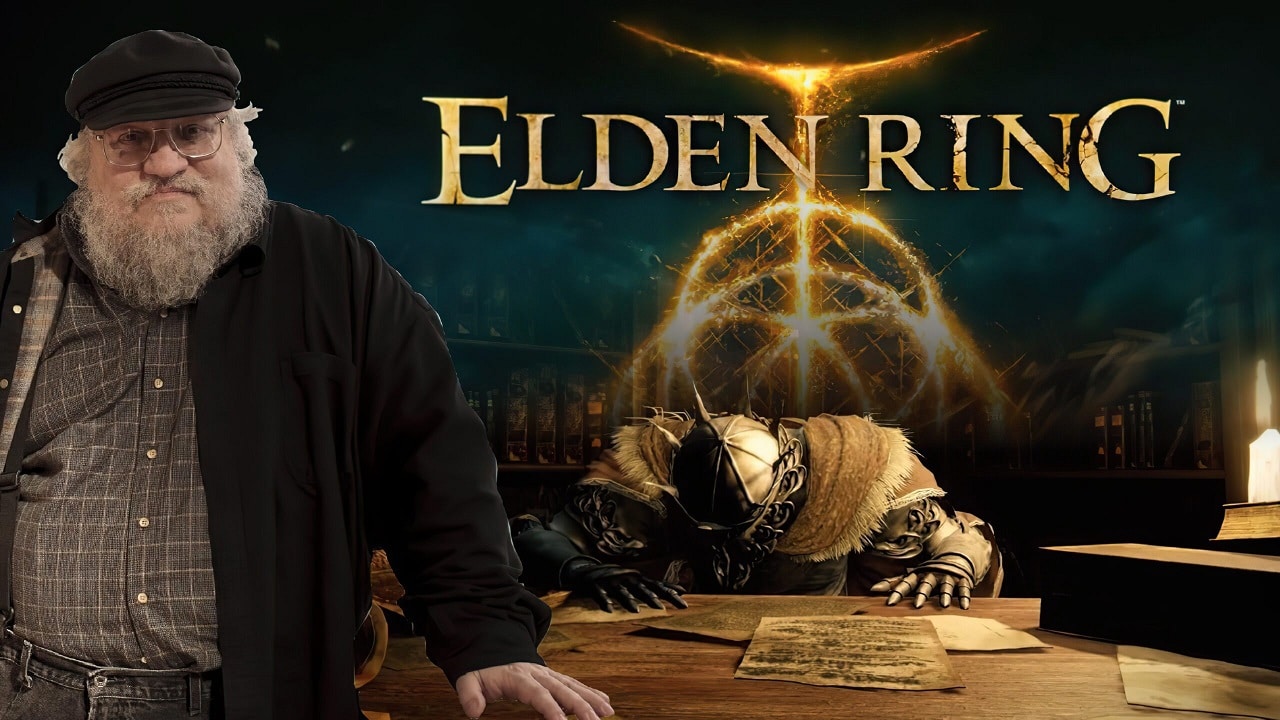 george rr martin shares gratitude for elden rings success his part its design feature