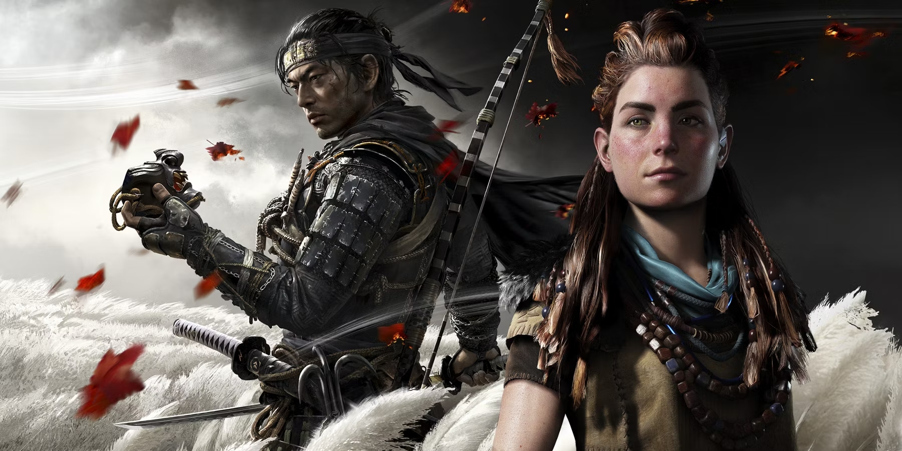 ghost of tsushima horizon forbidden west