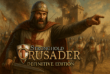 Crusader commander leading troops during siege in Stronghold Crusader