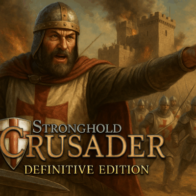 Crusader commander leading troops during siege in Stronghold Crusader